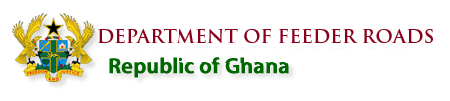 Department of Feeder Roads Ghana crest