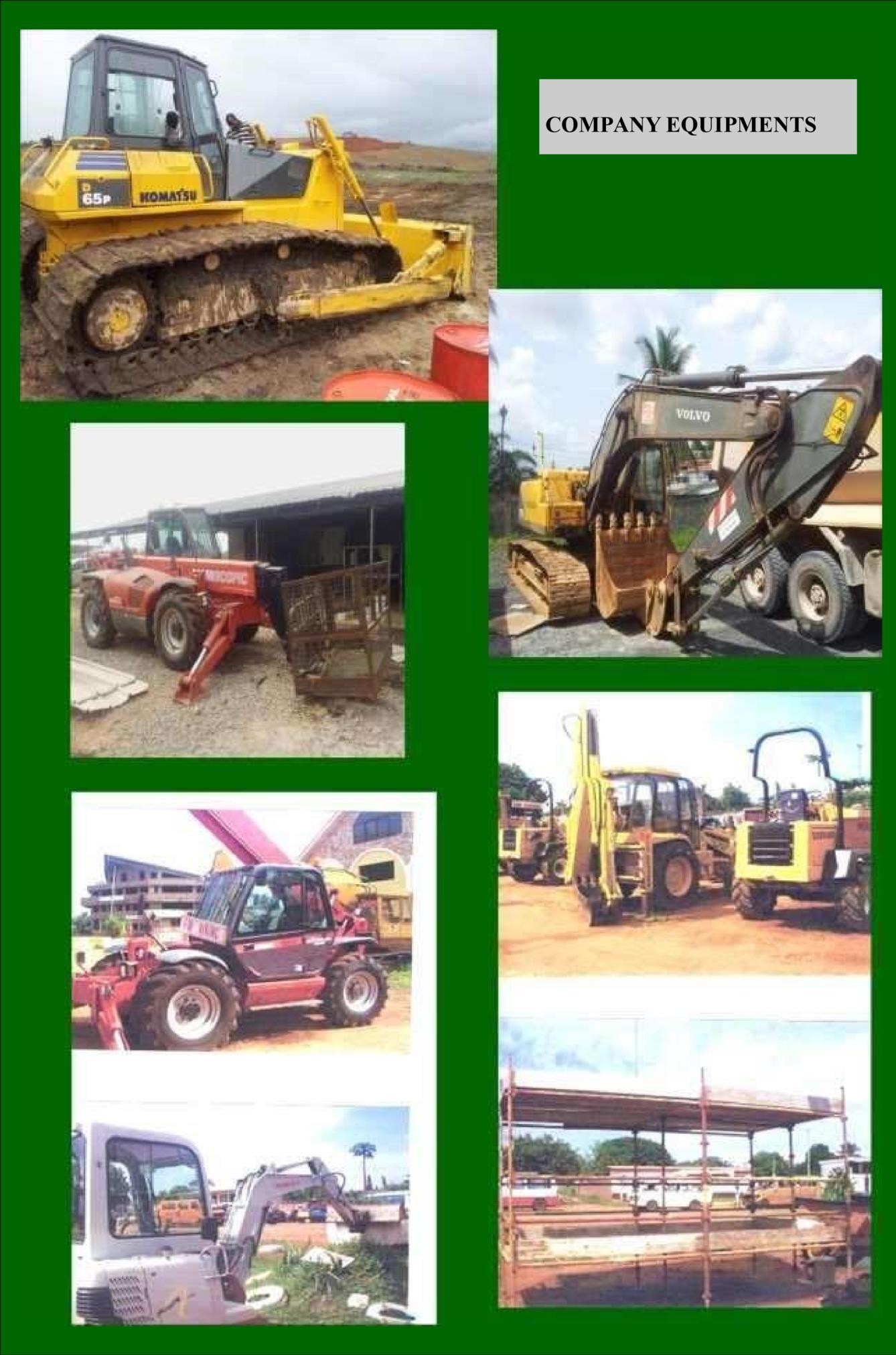 Company Equipment Gallery
